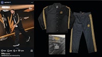 a picture of a tracksuit and a pair of pants